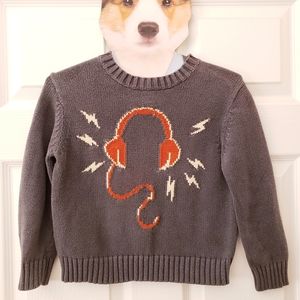 Circo Kid's "Headphones" Sweater - Toddler 4/5